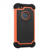 2 Piece Hybrid Rugged Hard PC Soft Silicone Back Case Cover For iPhone5